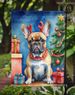 French Bulldog Christmas Reindeer Garden Flag Mailbox Flag Decorative Yard Flag Banner Outside Patio Artwork Yard Flower Beds, Garden Size, Multicolor_maomaolike.com