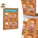 Potty Routine Painting Poster, Cute Cartoon Step-by-Step Potty Guide Poster, Clear Visual Instructions For Toilet Training, Ideal For Bathroom_maomaolike.com