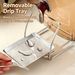 New Stainless Steel Kitchen Countertop Storage Rack, Cutting Board Holder, Pot Lid Organizer_maomaolike.com