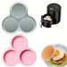 1pc, Non-Stick Silicone Air Fryer Baking Pans - Reusable Muffin & Egg Mold - Perfect for Hamburger, Tarts, and More - Kitchen Gadgets & Accessories by_maomaolike.com