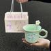 High-Value Niche Design Flower Mug Cute Ceramic Cup For Girlfriends Birthday Gift Best Friend Souvenir_maomaolike.com