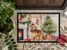 Otterhound Cozy Christmas Doormat Front Door Mat Indoor Outdoor Rugs For Entryway, Non Slip Washable Low Pile, 24H X 36W_maomaolike.com