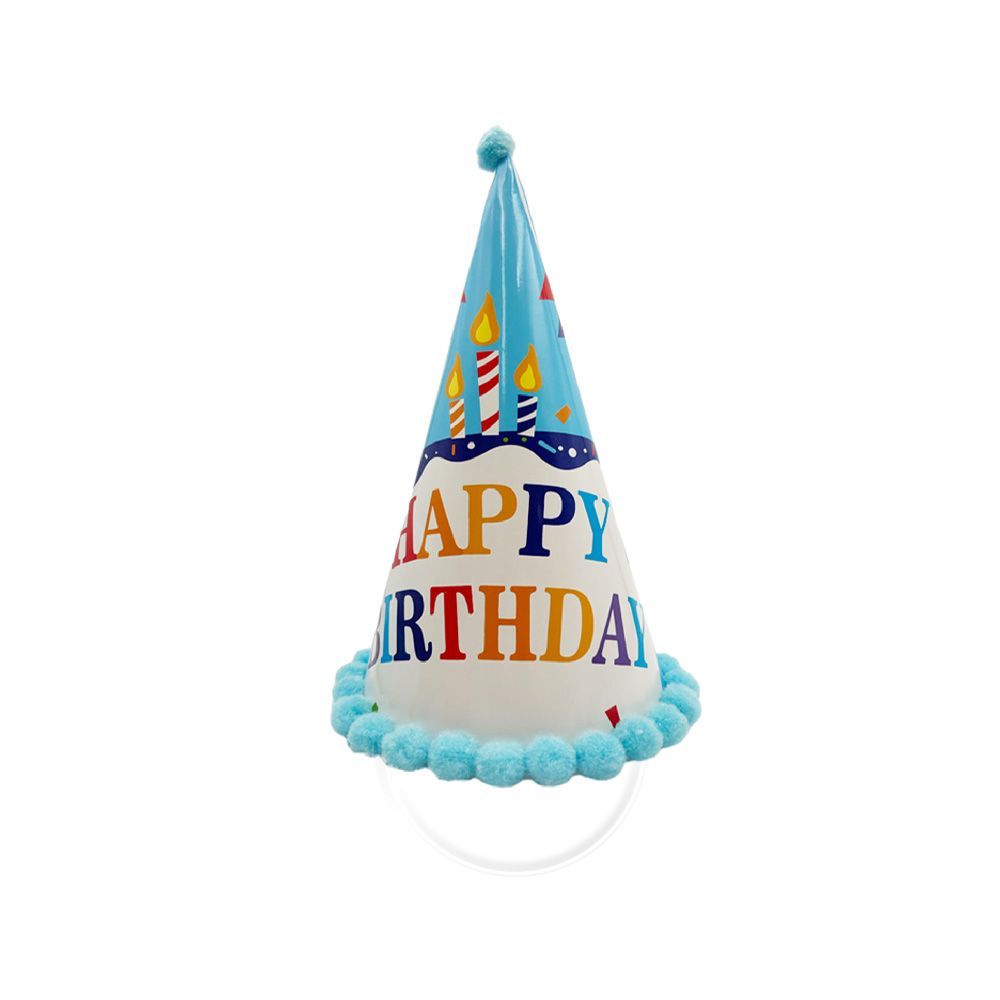 12 Pieces Rainbow Birthday Party Hats 34cm*19cm_maomaolike.com