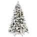 8ft PVC Flocked Tree
(memory Wire+power Pole)_maomaolike.com