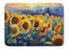 Sunflowers In Watercolor Memory Foam Kitchen Mat Machine Washable Anti-Fatigue Mat Cushion Comfort Bath Mat Or Kitchen Rug_maomaolike.com
