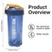 1pc Portable Protein Shaker 550ml Bottle With Plastic Whisk Ball For Fitness Enthusiasts Athletes Perfect For Outdoor_maomaolike.com