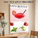 Strawberry Daiquiri Painting Poster, Bright & Vivid Cocktail Art Poster, Appealing Drink-themed Decor Suitable For Bars, Dining Areas And Home_maomaolike.com