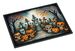 Calaveras Sugar Skulls Spooky Halloween Doormat Front Door Mat Indoor Outdoor Rugs For Entryway, Non Slip Washable Low Pile, 24H X 36W_maomaolike.com
