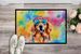 Golden Retriever Hippie Dawg Doormat Front Door Mat Indoor Outdoor Rugs For Entryway, Non Slip Washable Low Pile, 24H X 36W_maomaolike.com