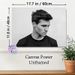 Monochrome Portrait Painting Poster, Minimalist Black-and-White Young Man Portrait Poster, Elegant Understated Wall Decor Ideal For Bedroom, Living_maomaolike.com