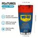 20 Oz Personalized Mug With Leak Proof Lid Insulated Glass/Double Wall Perfect For Hot/Cold Drinks In All Seasons_maomaolike.com