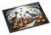 Dinosaurs Spooky Halloween Doormat Front Door Mat Indoor Outdoor Rugs For Entryway, Non Slip Washable Low Pile, 24H X 36W_maomaolike.com