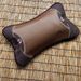 Tea Leaf Mat Ice Silk Cooling Bamboo Summer Adult Neck Support Sleep Aid Single Pillow Home Use_maomaolike.com