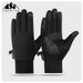 Men's Gloves New autumn and winter cycling gloves to go out windproof and waterproof plus velvet thickened cycling non slip wear resistant warm gloves_maomaolike.com