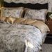 Elegant、Understated 、 Class A New Model 60S Austrian Bed Sheets Lenzing Printed Tencel Four-Piece Set Nordic Light_maomaolike.com