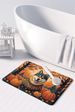 Akita Fall Memory Foam Kitchen Mat Machine Washable Anti-Fatigue Mat Cushion Comfort Bath Mat Or Kitchen Rug_maomaolike.com