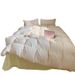 Wholesale INS Korean Dopamine Striped Pure Four-Piece Nordic Style Full Yarn-Dyed Corded Washed Cotton 4-Piece Set_maomaolike.com