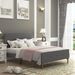 Full Size Bed Frame Wood Slat Support With Headboard & Footboard_maomaolike.com