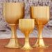 High-end Brass Smooth Surface Goblet White Large Medium Small Copper Craft Ornament Mini Wine Glass Wholesale_maomaolike.com