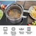 2L Fryer With Basket And Oil Strainer, 304 Stainless Steel Deep Frying Pot For French Fries, Chicken_maomaolike.com