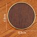 Inlaid Copper Wooden Black Ebony Solid Wood Cup Holder Creative Household Coaster Heat Insulation Mat Kung Fu Tea Set Accessories_maomaolike.com