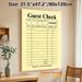 Guest Check Painting Poster, Vintage-style Blank Restaurant Guest Check Layout Poster, Nostalgic Dining-themed Decor Suitable For Restaurants, Cafes_maomaolike.com