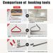 1 Package 66 "Garage Door Retractor Long Distance Tool Outdoor Steel Wheel Retractor Fifth Push Retractor Preferred Merchant Service Providers Include SpeedX.UNIUNI.Amazon.USPS_maomaolike.com