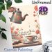 Tea & Floral Themed Painting Poster, Warm-toned Whimsical Art Poster, Cozy Tranquil Design With Teapot, Teacup, Book And Urdu Quote, Ideal For_maomaolike.com