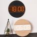 Round Minimalist Living Room Personality Creative Decorative Wall Cream Style Home Hanging Clock G218B_maomaolike.com