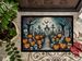 Calaveras Sugar Skulls Spooky Halloween Doormat Front Door Mat Indoor Outdoor Rugs For Entryway, Non Slip Washable Low Pile, 24H X 36W_maomaolike.com