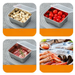 Stainless Steel Food Storage Container Small Square Kitchen Basin Luncheon Meat With Lid Freezing Divider Box Frozen_maomaolike.com