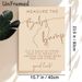 Baby Bump Measuring Game Painting Poster, Minimalist Warm Neutral Line Art Poster, Fun Interactive Game Decor, Suitable For Baby Shower Parties_maomaolike.com