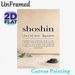 Shoshin Zen Themed Painting Poster, Serene Japanese Rock Garden Scene Poster, Conveys Peaceful Open-minded Life Attitude, Ideal For Meditation Space_maomaolike.com