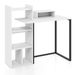 43.5" Computer Desk With Charging Station And Ergonomic Monitor Stand With Non-slip For Living Room, Bedroom, Study And Office_maomaolike.com