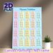 Times Tables Painting Poster, Soft-hued Neatly Structured Multiplication Chart Poster, Practical Tool For Mastering Multiplication, Suitable For Study_maomaolike.com
