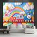 Train Themed Birthday Party Banner - 2D Flat Polyester Backdrop, Wall Hanging Photo Props, Party Decor_maomaolike.com