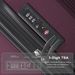 PURPLE 3-Piece Premium ABS Luggage Set-20", 24", And 28" Suitcases With Multi-Position Handle, Silent Spinner Wheels, And TSA-Approved Lock-Durable, Stylish, And Spacious Travel Gear_maomaolike.com