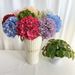 Ziyan Single Brushed DIY Wedding Hydrangea Artificial Photography Prop Decoration Fake Flower Green Plant Wholesale_maomaolike.com