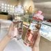Sports Transparent Water 780ml Portable Gym Travel Clear Leakproof Drinking Frosted Bottle_maomaolike.com