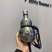 800ml/500ml Wukong Theme Gourd Style Water Bottle Thermal Insulation Cup Black Game Hobby Cosplay Portable Lanyard_maomaolike.com