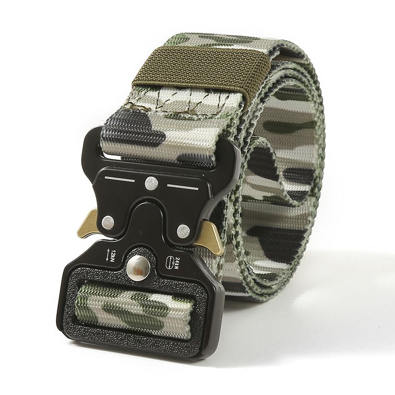 HOT Army Style Combat Belts Quick Release Tactical Belt Fashion Men Military Canvas Waistband Outdoor Hunting Hiking Tools_maomaolike.com