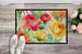 Ranunculus In Watercolor Doormat Front Door Mat Indoor Outdoor Rugs For Entryway, Non Slip Washable Low Pile, 24H X 36W_maomaolike.com