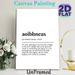 Aoibhneas Irish Word Definition Painting Poster, Minimalist Typography Text Poster, Inspirational Positive Message Decor Ideal For Home, Bedroom_maomaolike.com