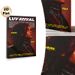Hip-hop Artist Luv Resval Painting Poster, Moody Red-hued Portrait Poster, Stylish Music-themed Wall Decor Suitable For Bedroom, Music Studio, Living_maomaolike.com
