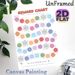 Reward Chart Painting Poster, Pastel-colored Polka Dot & Star Themed Poster, Practical For Tracking Tasks And Goals, Suitable For Home And Study_maomaolike.com