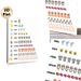 German Number & Animal Learning Painting Poster, Soft Watercolor Cute Animal & Number Poster, Assists With German Number Learning, Ideal For Study_maomaolike.com