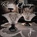 Set Of Two Black Crystal Glass Large Dried Fruit Plates Dessert Home Living Room Cups Carved European Style_maomaolike.com