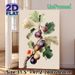 Fig Branch Painting Poster, Soft-toned Realistic Botanical Fig Cluster Poster, Delicate Natural Fruit Artwork Ideal For Kitchen, Dining Room Wall_maomaolike.com
