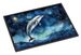 Dolphin In A Starry Sea Doormat Front Door Mat Indoor Outdoor Rugs For Entryway, Non Slip Washable Low Pile, 24H X 36W_maomaolike.com