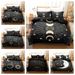 2024 New European And American 3D Solar System Galaxy Digital Print Brushed Cotton Bedding Two-Piece_maomaolike.com